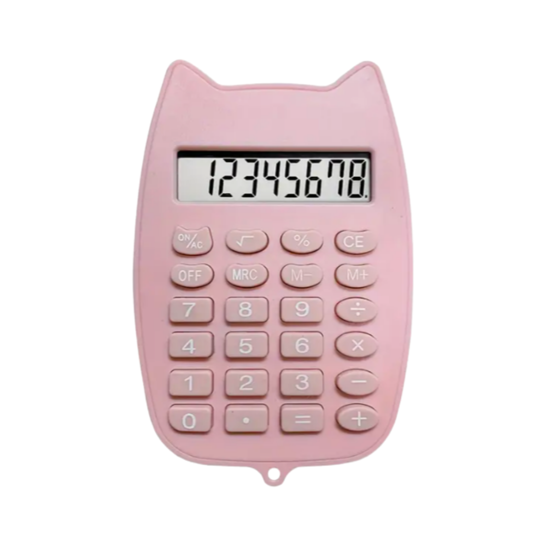 Calcolatrice Orecchie - Rosa