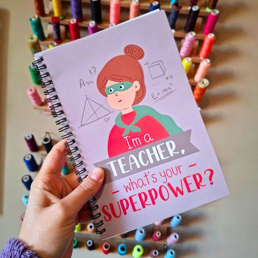 Quaderno Righe - Super Maestra