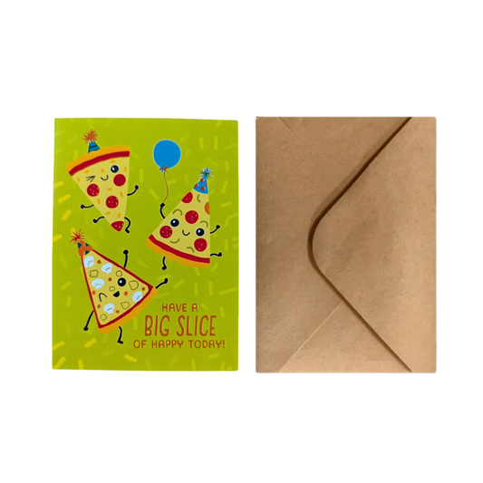 Biglietto Auguri - Pizza Party