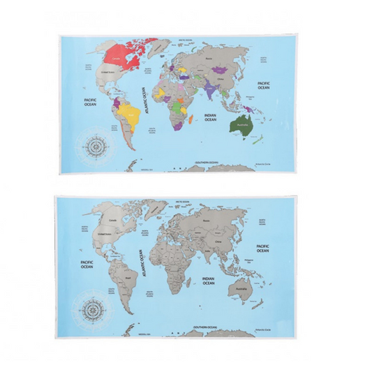 Cartina Geografica - Da Grattare