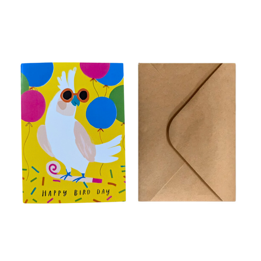Biglietto Auguri - Pappagallo