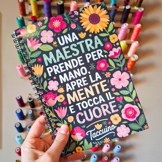 Quaderno Righe - Grazie Maestra