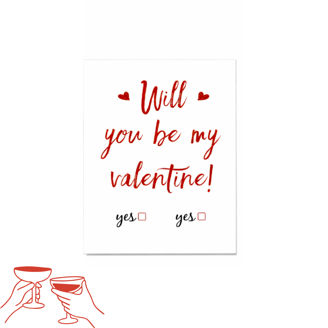 Etichetta Adesiva Bottiglie - San Valentino