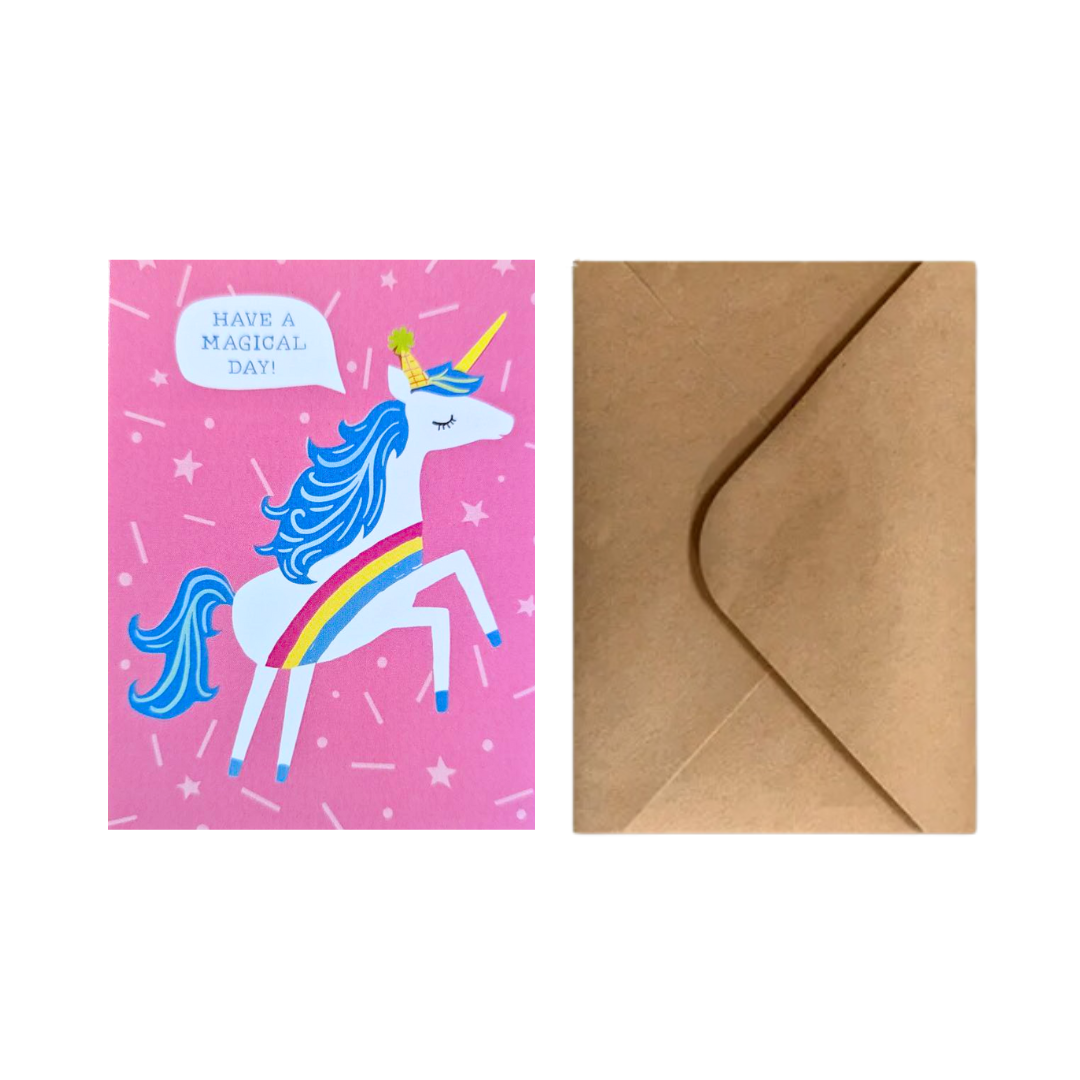Biglietto Auguri - Unicorno
