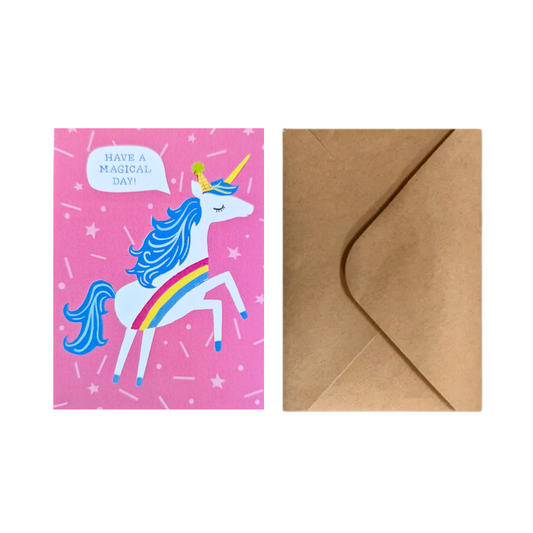 Biglietto Auguri - Unicorno
