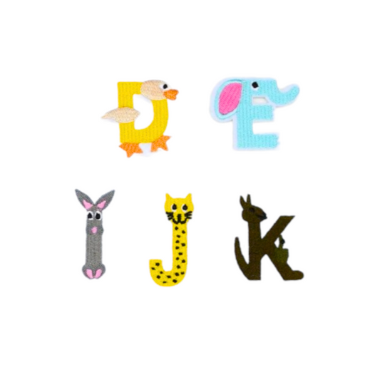 Toppa Termoadesiva - Lettere D E I J K
