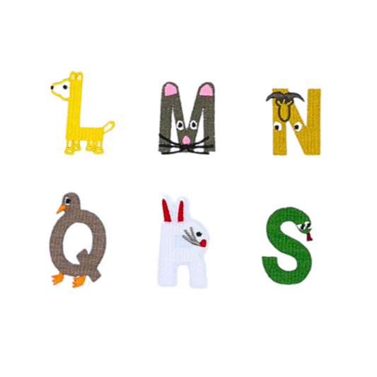 Toppa Termoadesiva - Lettere L M N Q R S