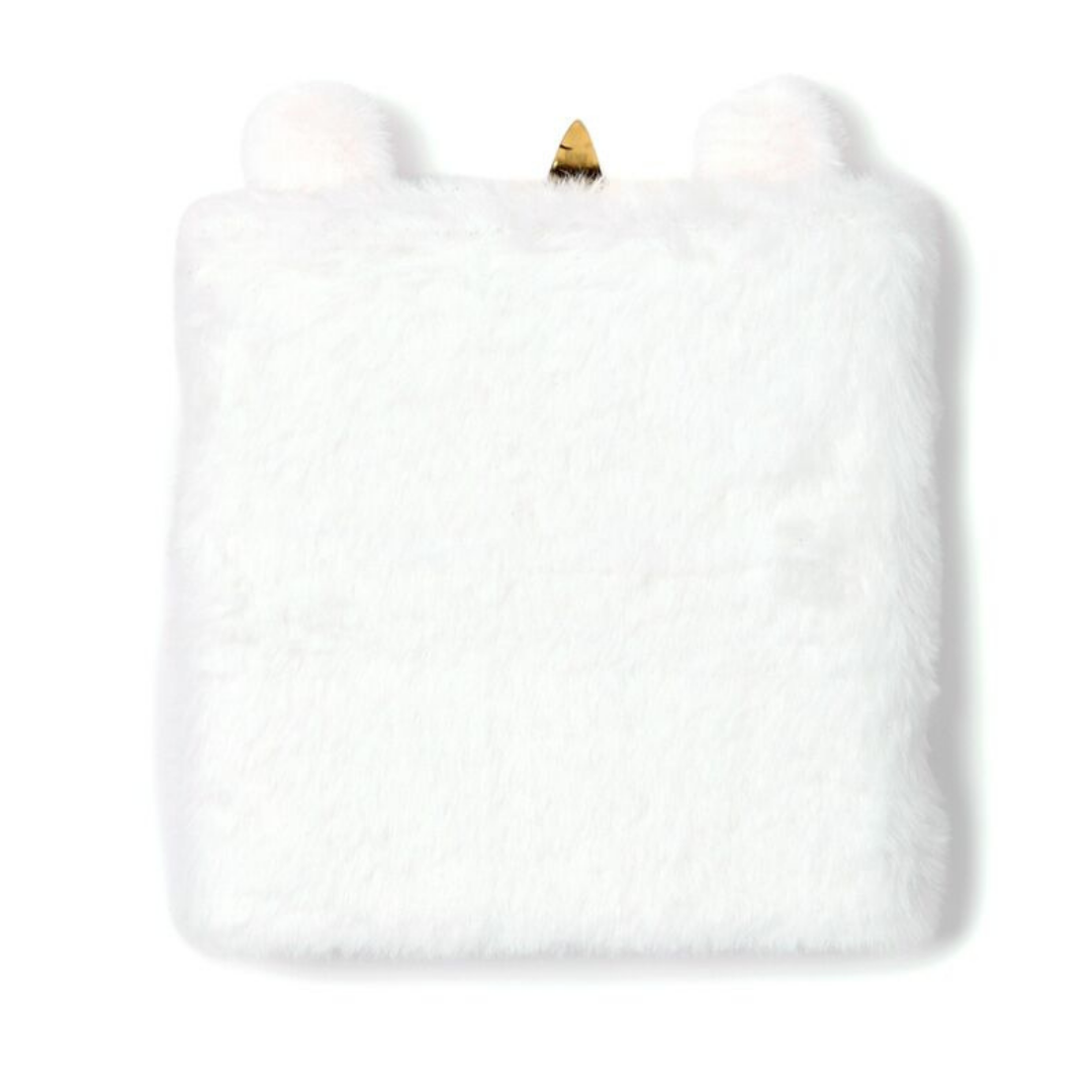 Quaderno Copertina Peluche - Unicorno