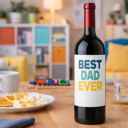 Etichetta Adesiva Bottiglie - Papà