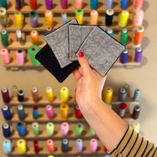 Set 5 Dischetti Struccanti Riutilizzabili Handmade - Astratto