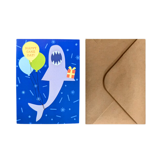 Biglietto Auguri - Squalo