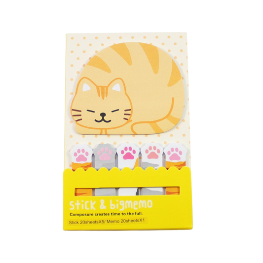 Post It Segnapagina - Gattino e Zampette