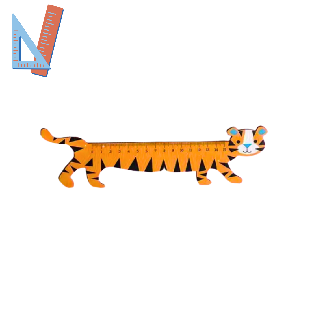 Righello in Legno - Tigre