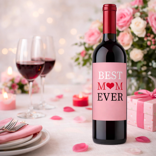 Etichetta Adesiva Bottiglie - Mamma