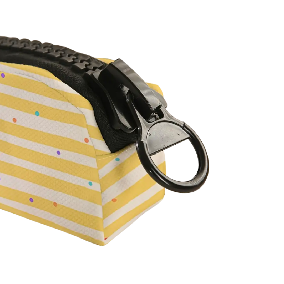 Astuccio Zip - Righe e Pois