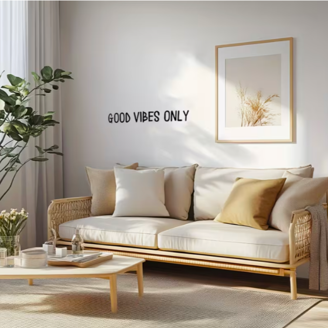 Adesivi Parete - ''Good Vibes Only''