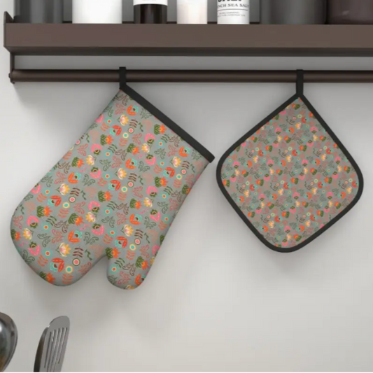 Guanto e Presina Cucina - Vintage