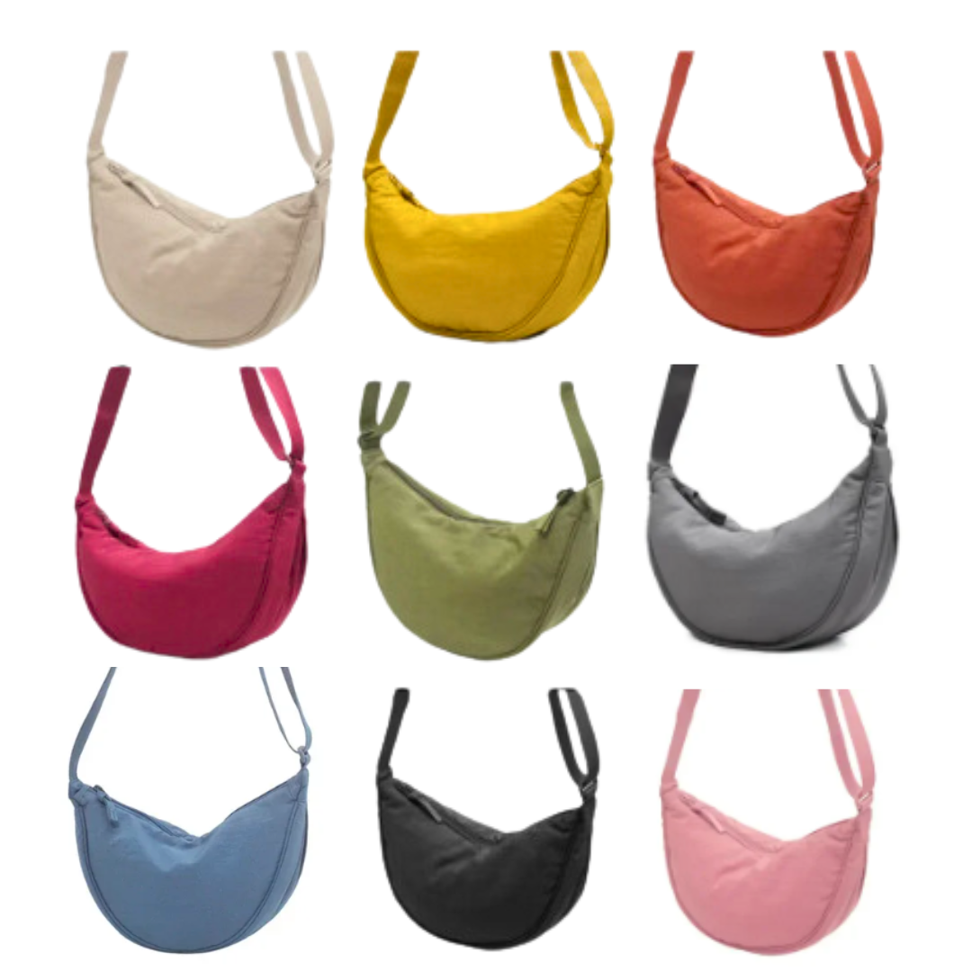 Borsa Mezzaluna - Grigio