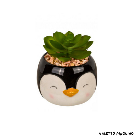 Vasetto Ceramica - Pinguino