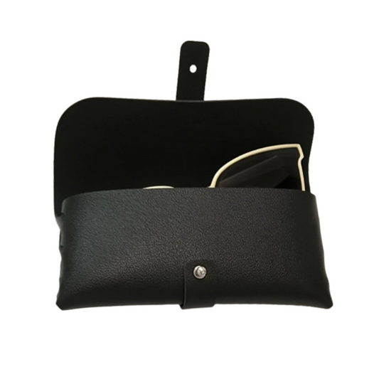 Portaocchiali Ecopelle - Nero