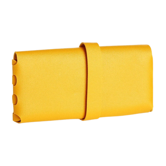 Portaocchiali Ecopelle - Giallo