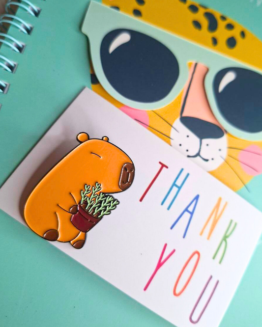 Spilla - Capibara Vaso