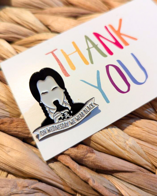 Spilla - Wednesday Addams