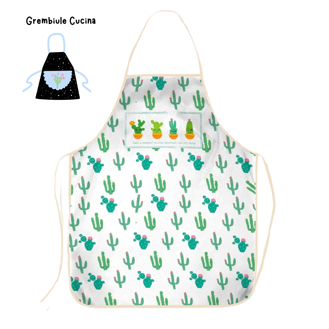 Grembiule Cucina - Cactus