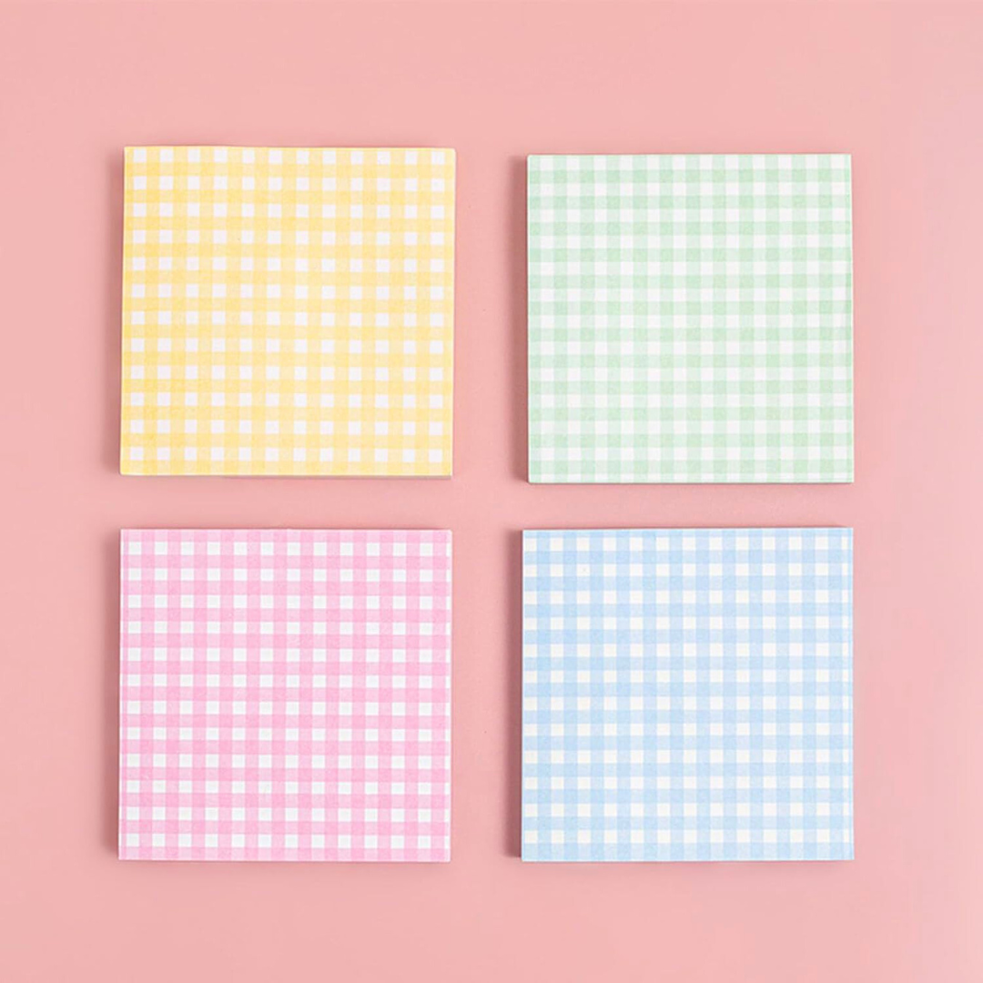 Post It Quadretti - Celeste