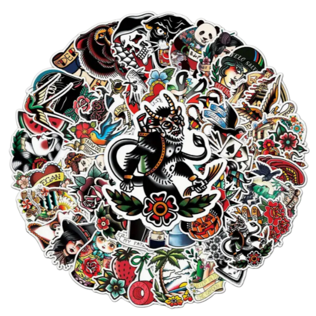Adesivi - Tattoo Old Skool
