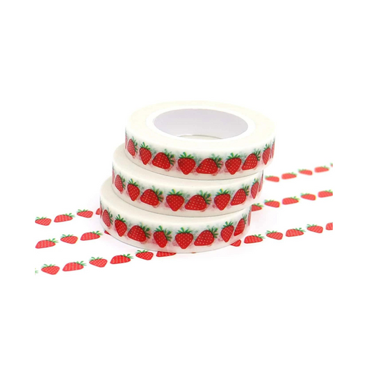 Nastro Adesivo Carta - Fragole