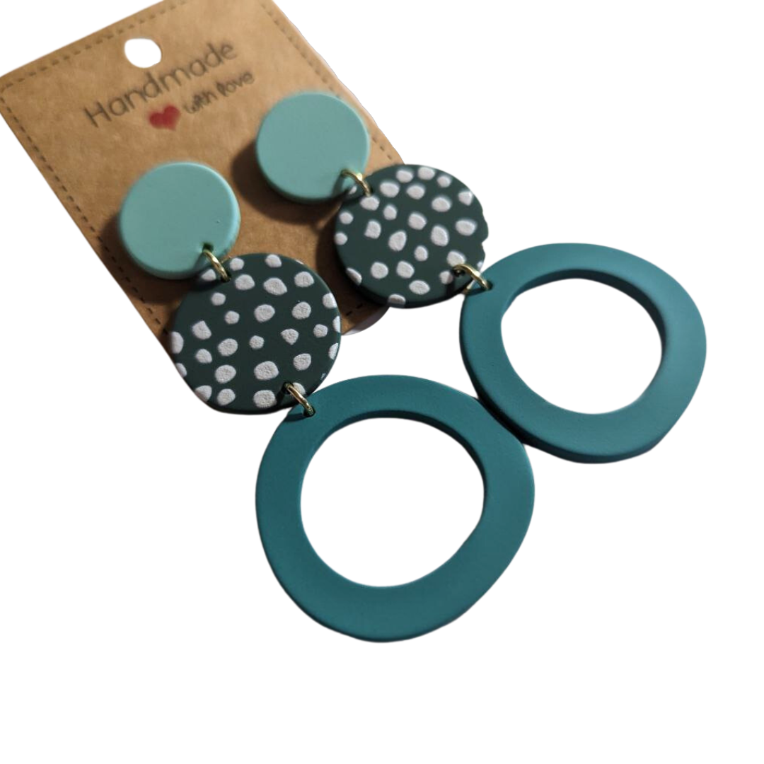 Orecchini in Resina - Cerchi