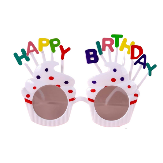 Occhiali Cupcake- Happy Birthday