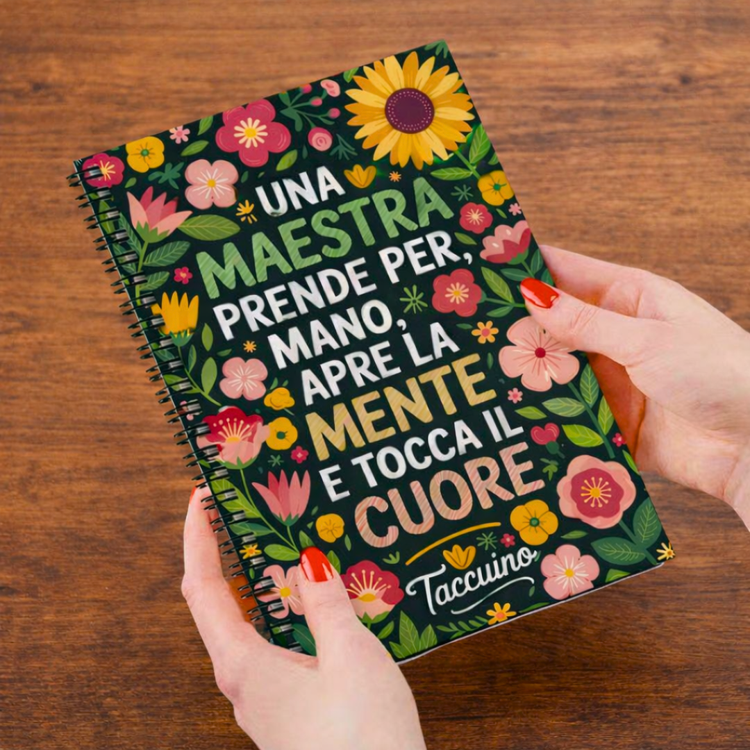 Quaderno Righe - Grazie Maestra