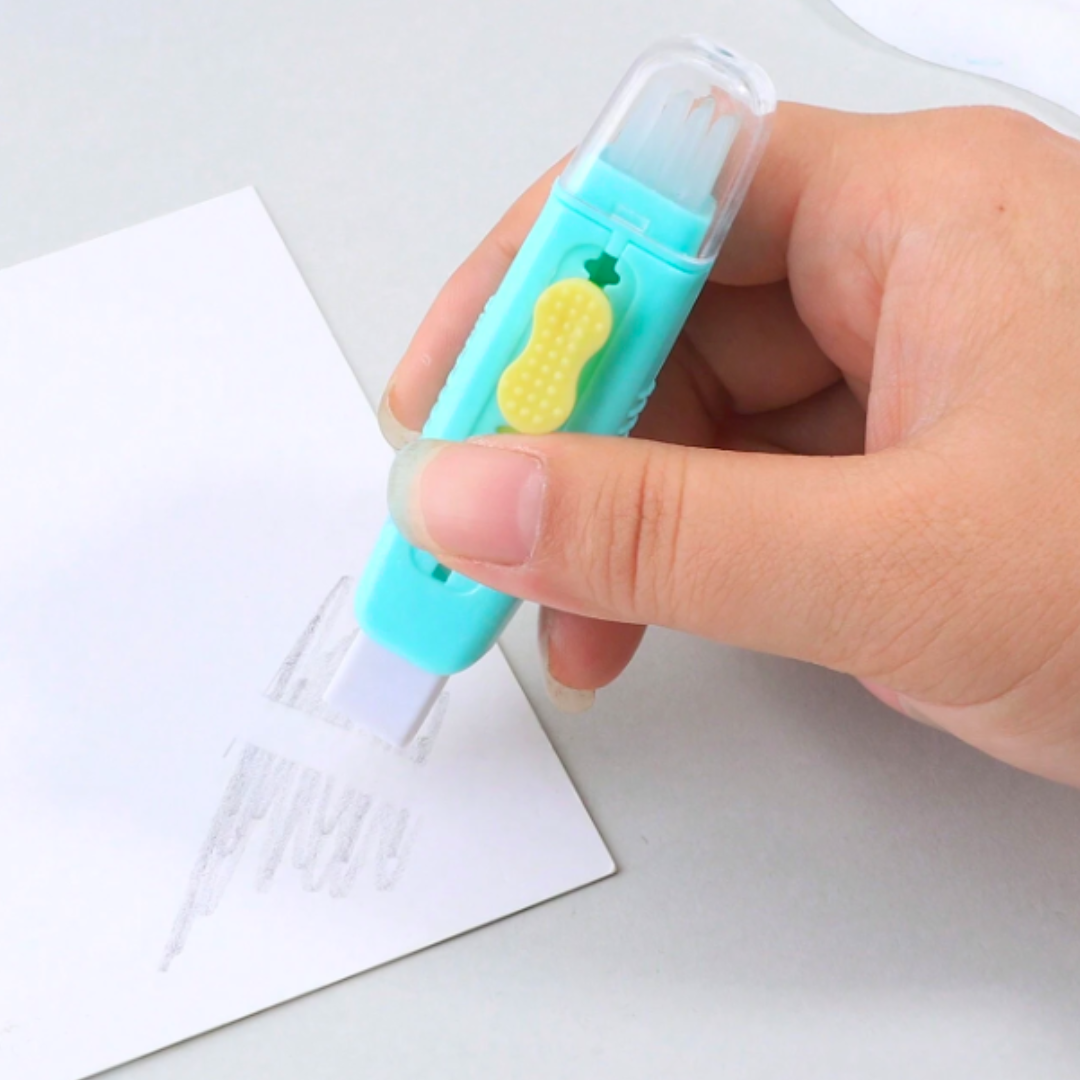 Gomma da Cancellare Retrattile - Celeste