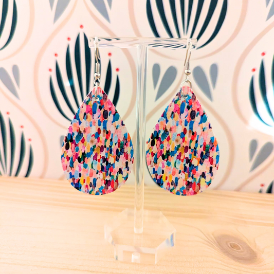 Orecchini in Ecopelle - Colori