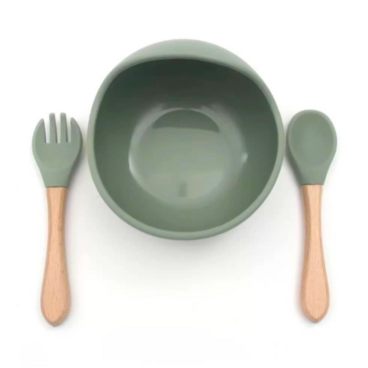 Set Pappa Anticaduta - Verde Salvia