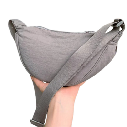 Borsa Mezzaluna - Grigio