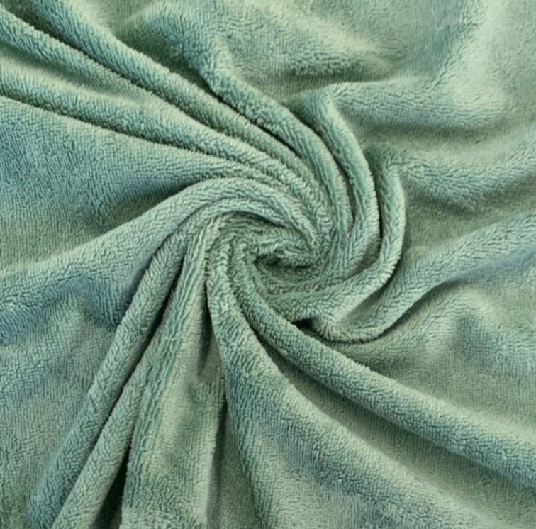 Set 5 Dischetti Struccanti Riutilizzabili Handmade - Fiori Base Verde