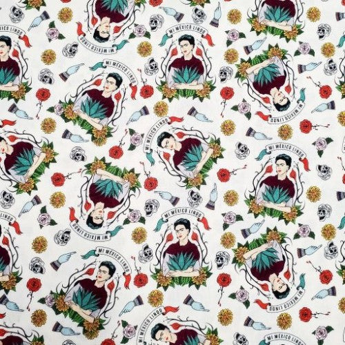 Set 5 Dischetti Struccanti Riutilizzabili Handmade - Frida Verde