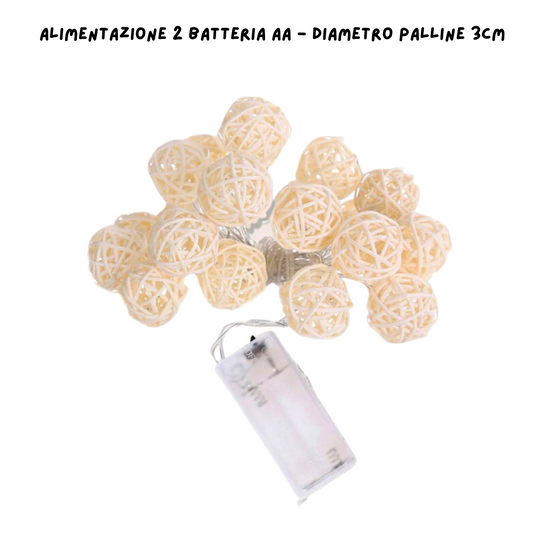 Filo Luci Led - Palline