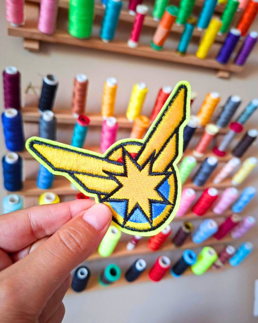 Toppa Termoadesiva - Captain Marvel