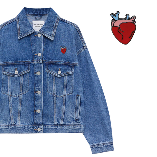 Spilla - Cuore Anatomico