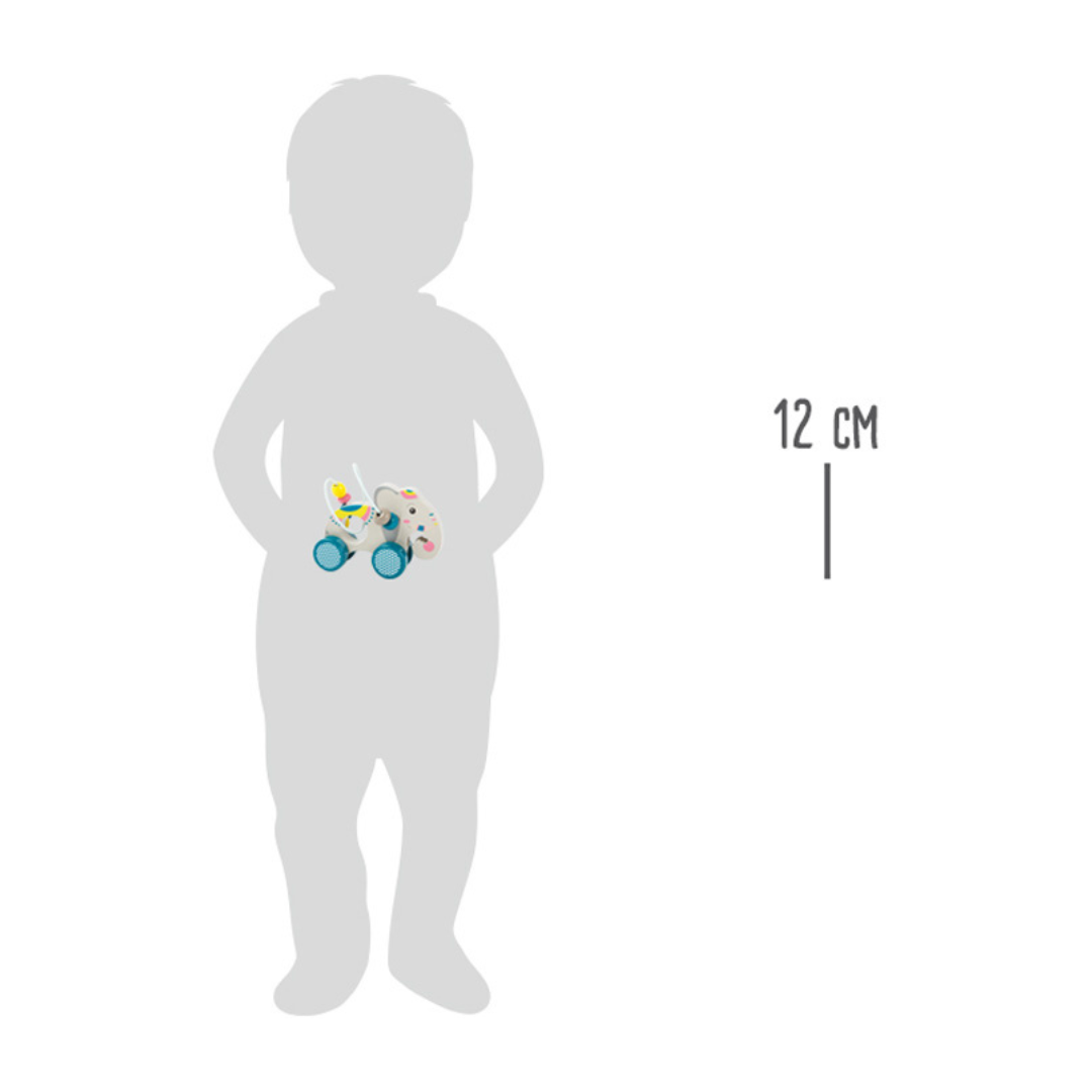 Giochi di Legno - Elefante da Spingere