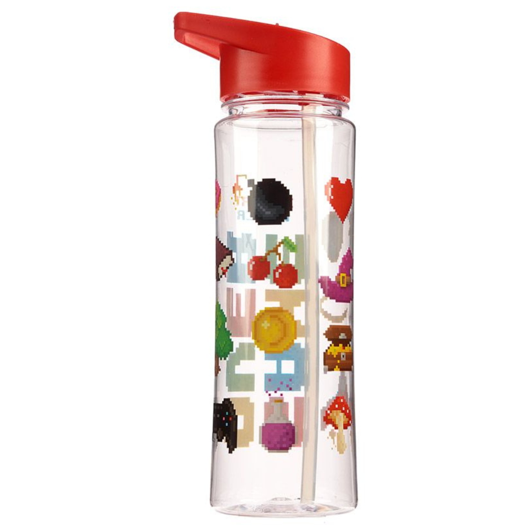 Borraccia Infrangibile con Cannuccia 550ml - Game Over