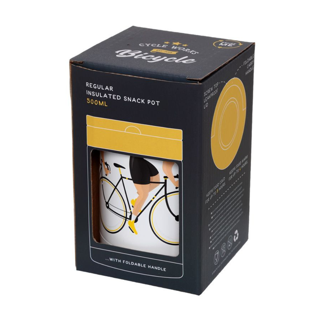 Contenitore per Alimenti Termico in Acciaio 500ml - Bicicletta