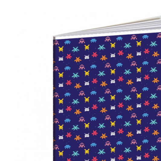 Quaderno Righe o Quadretti - Space Invaders