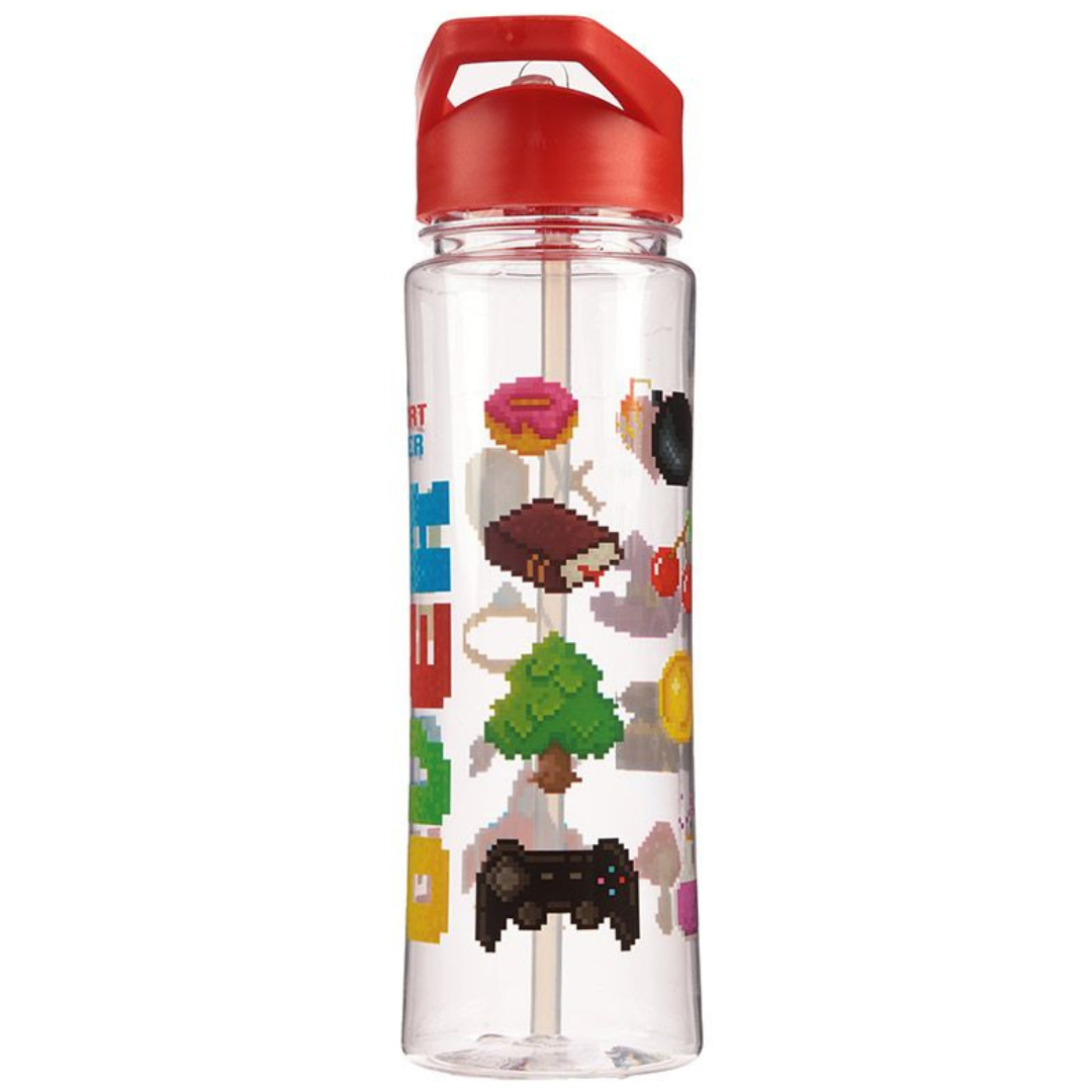 Borraccia Infrangibile con Cannuccia 550ml - Game Over