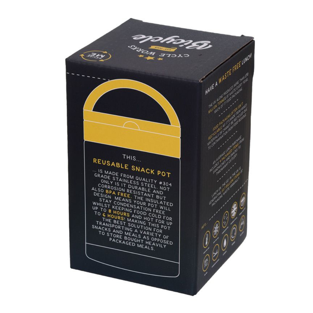 Contenitore per Alimenti Termico in Acciaio 500ml - Bicicletta