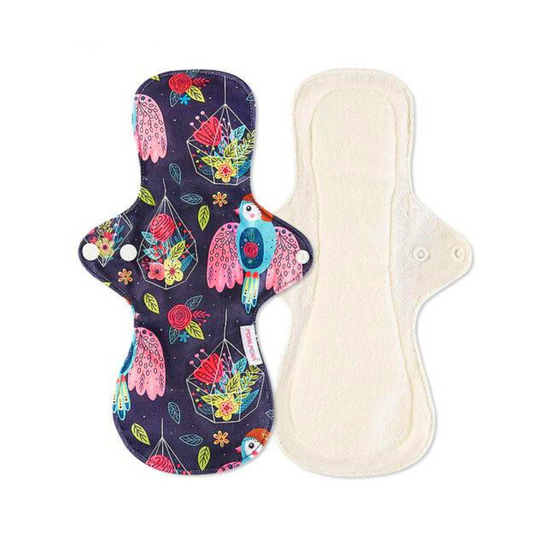 Assorbente Ecologico Lavabile Taglia L - Fiori e Uccellini